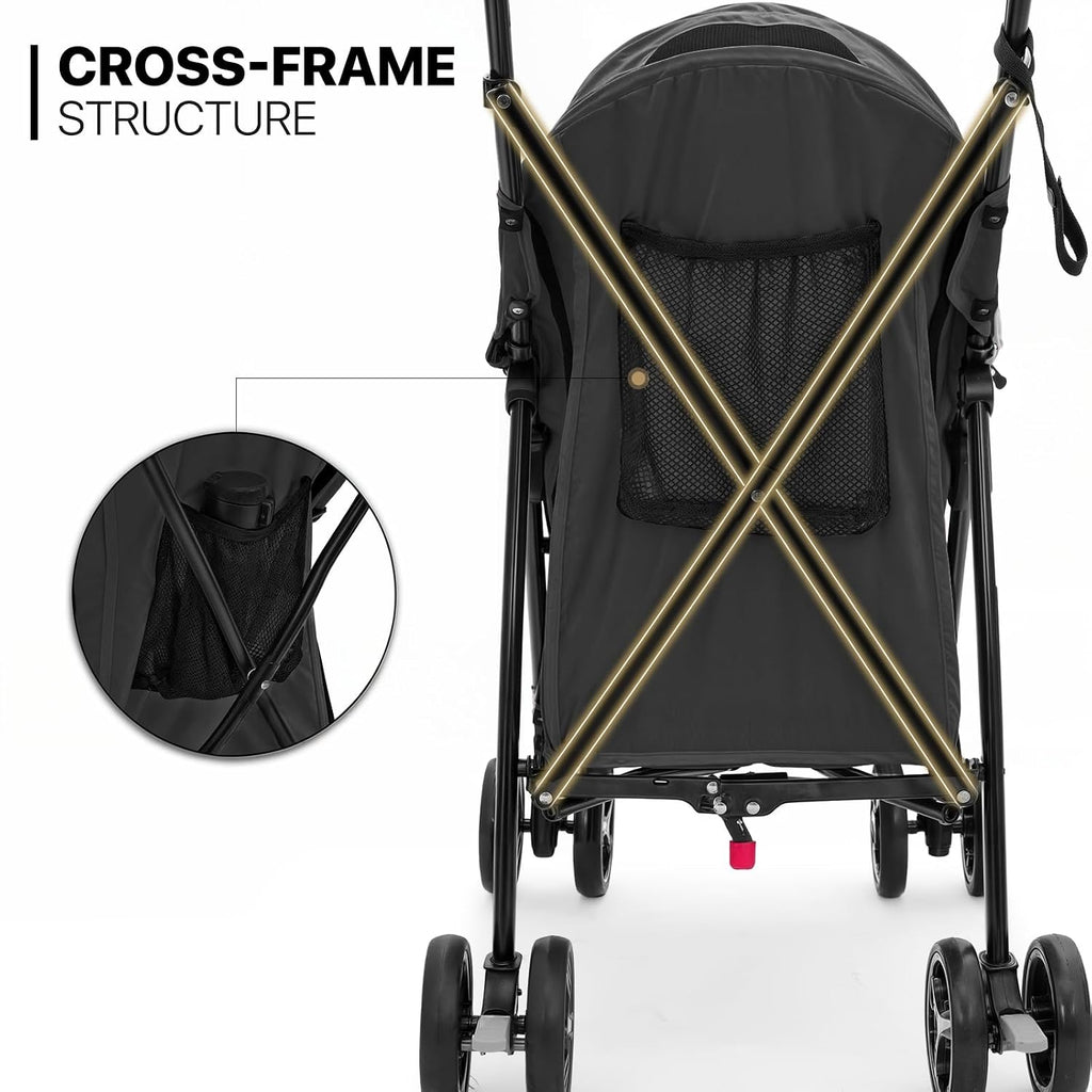monibloom pet stroller for small/medium dogs and cats showing dimensions