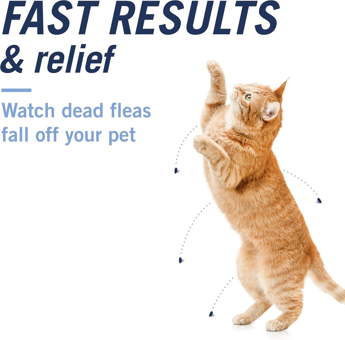 petarmor capaction oral flea tablets cats 2-25 lbs, side view