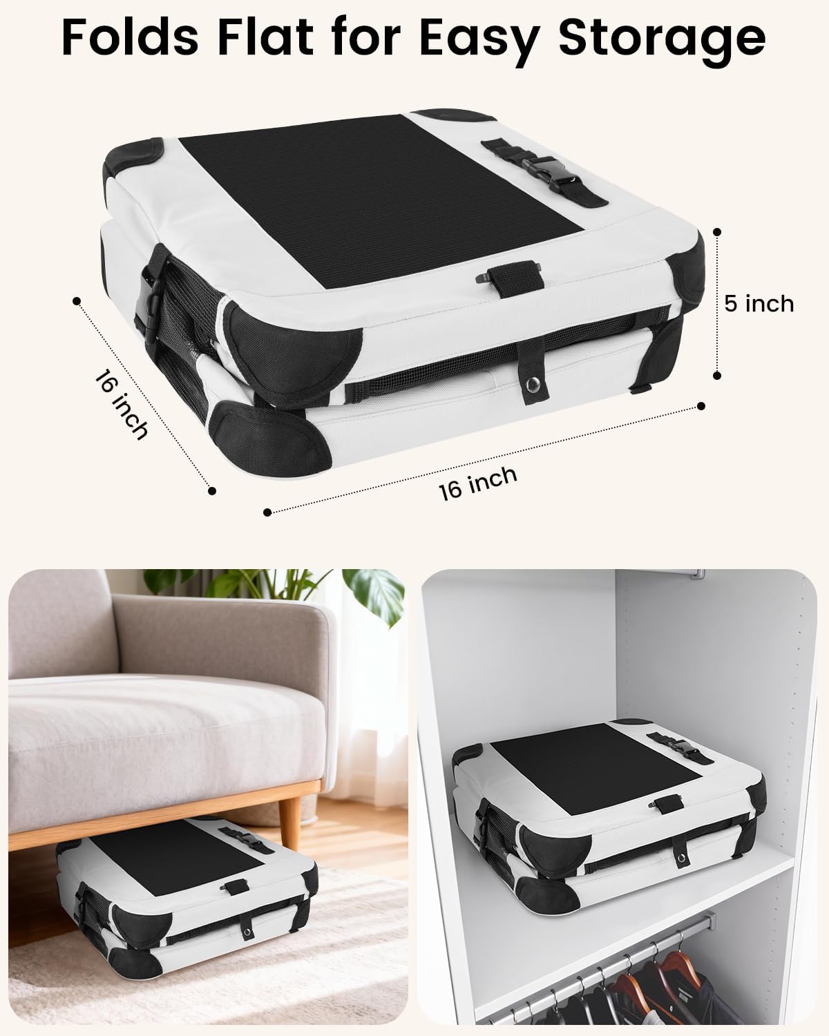 extra large cat carrier for 2 cats with showing dimensions