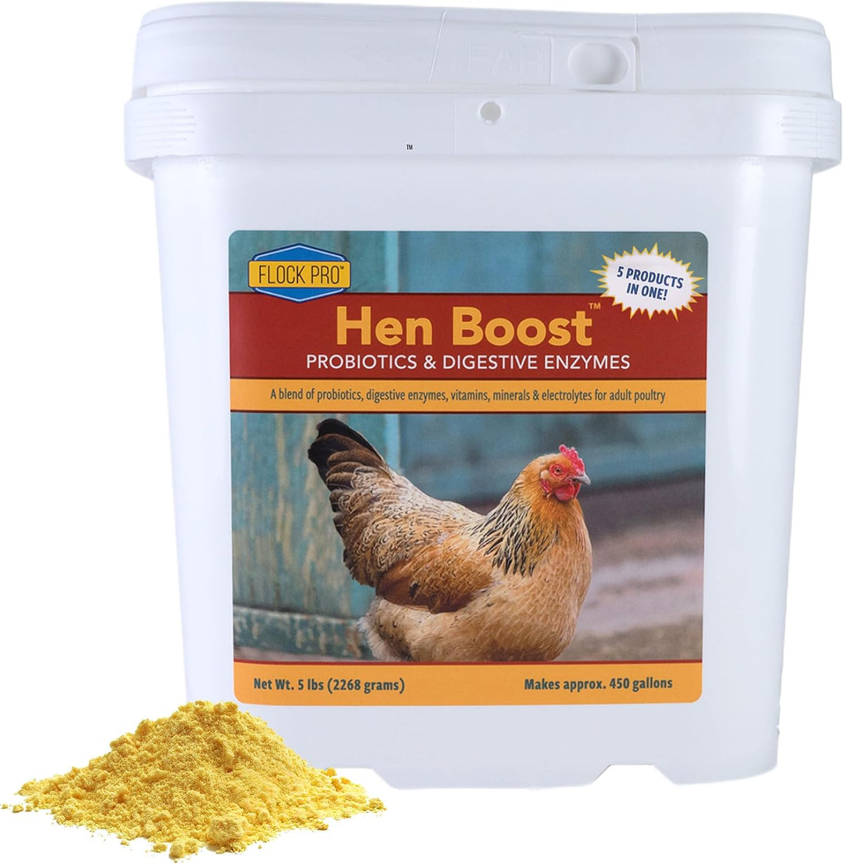 flock pro hen boost - digestive supplement for, main product view
