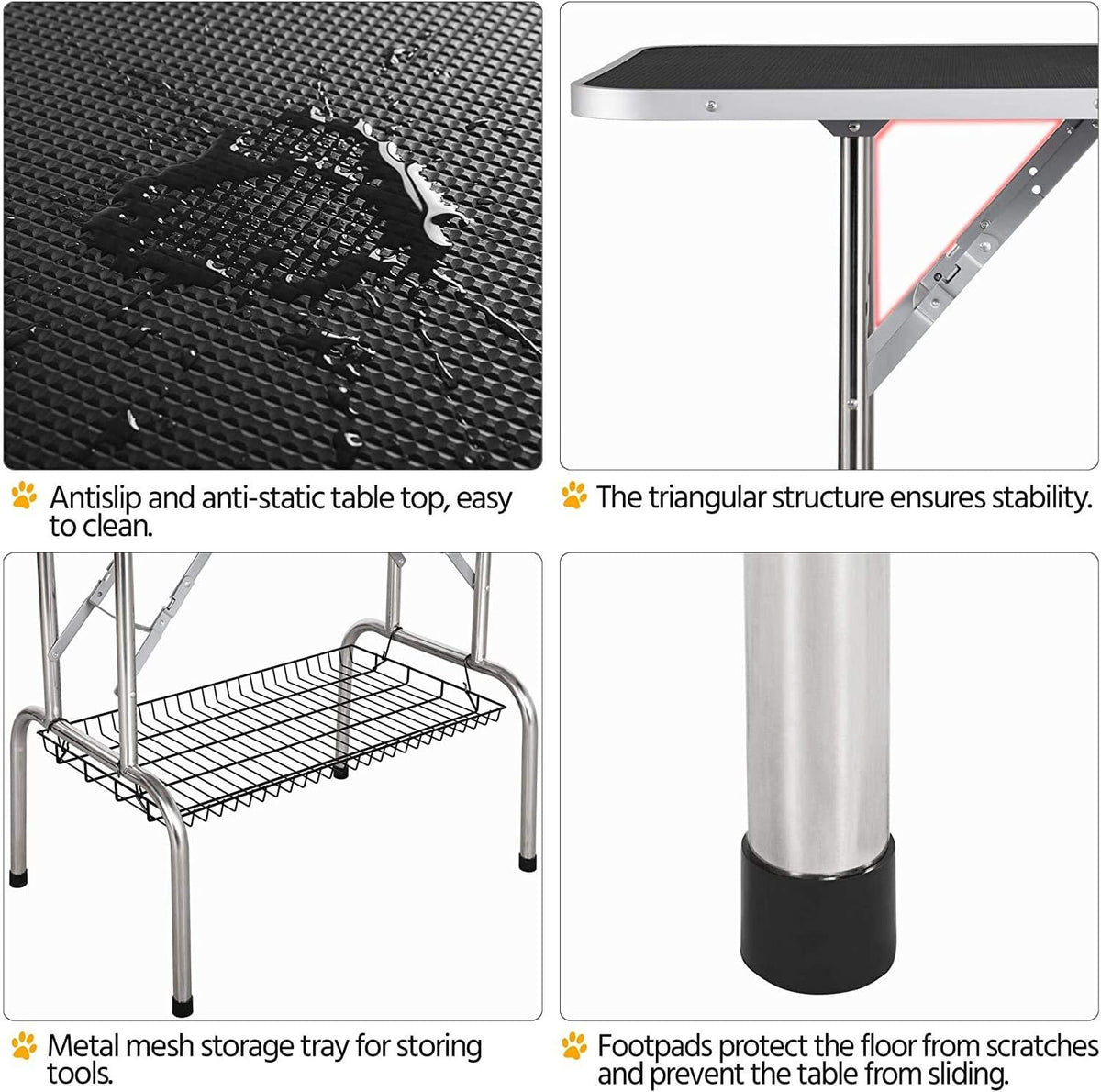 dog pet grooming table for large dogs adjustable shown in use