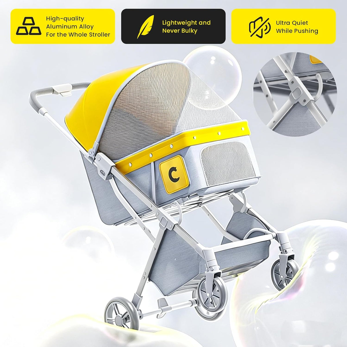 dog strollers for small medium dogs 50 lbs,4 on a desk or shelf