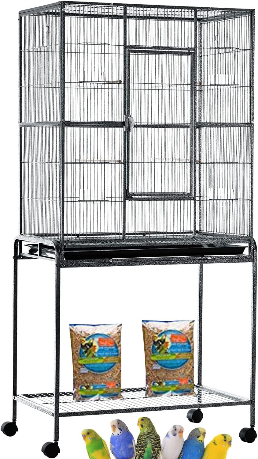 64" extra large wrought iron side nesting box, main product view