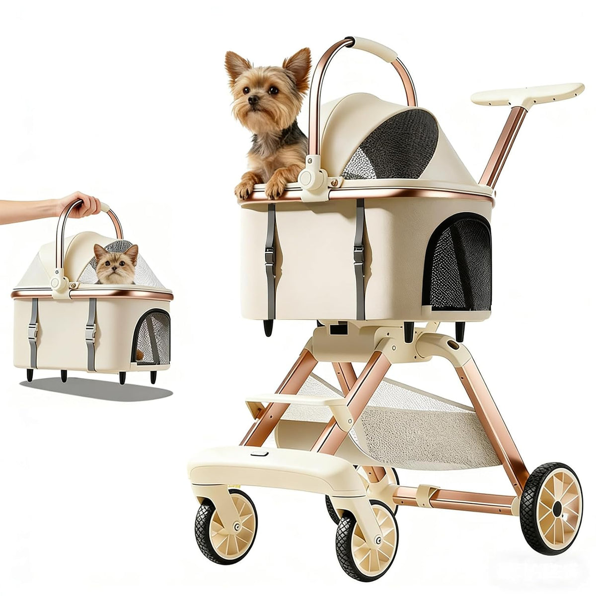 all-terrain pet stroller for small medium dogs &, main product view