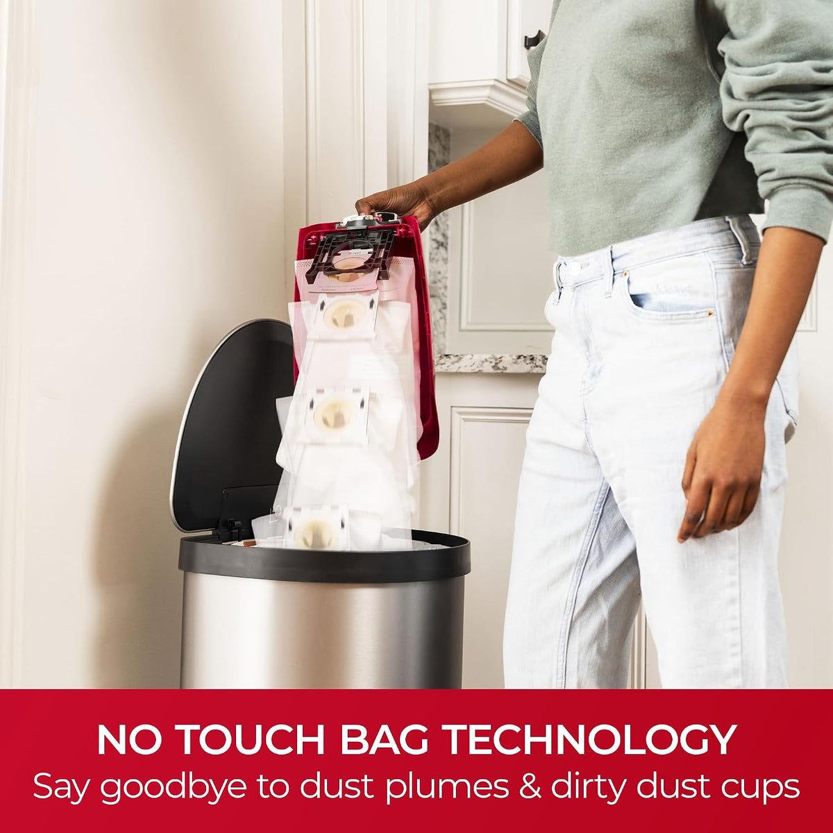 kenmore intuition bagged upright vacuum pet friendly, close-up detail