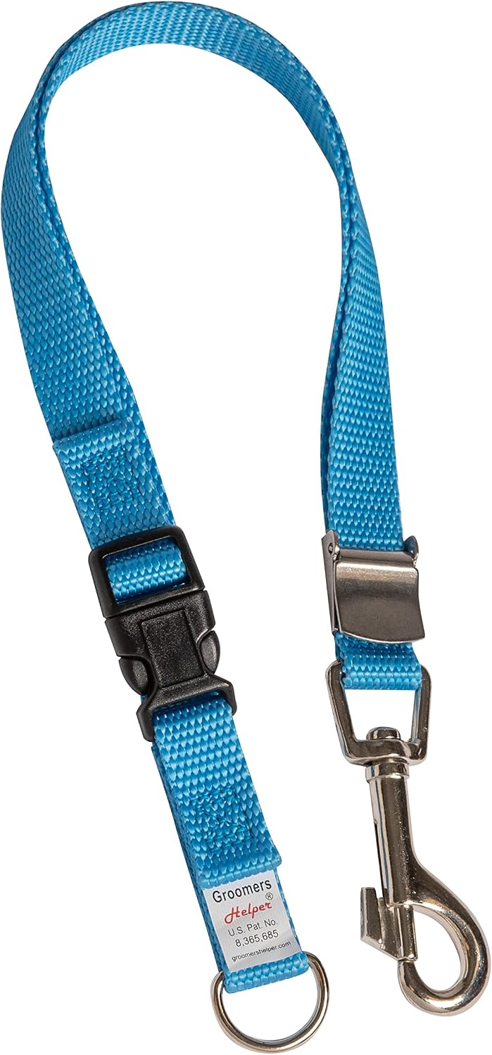 groomers helper® classic starter set (blue) shown in use