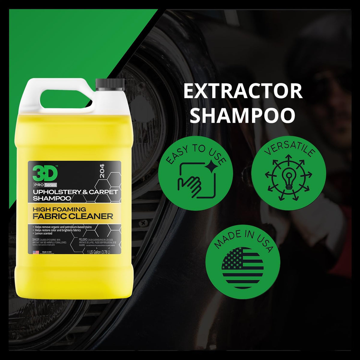 3d extractor carpet cleaner shampoo for machine use showing dimensions