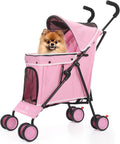 umbrella dog stroller, 4 wheels pet strolling, foldable, main product view