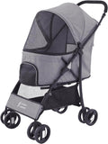 sunny sonny foldable jogger pet stroller with weather, main product view