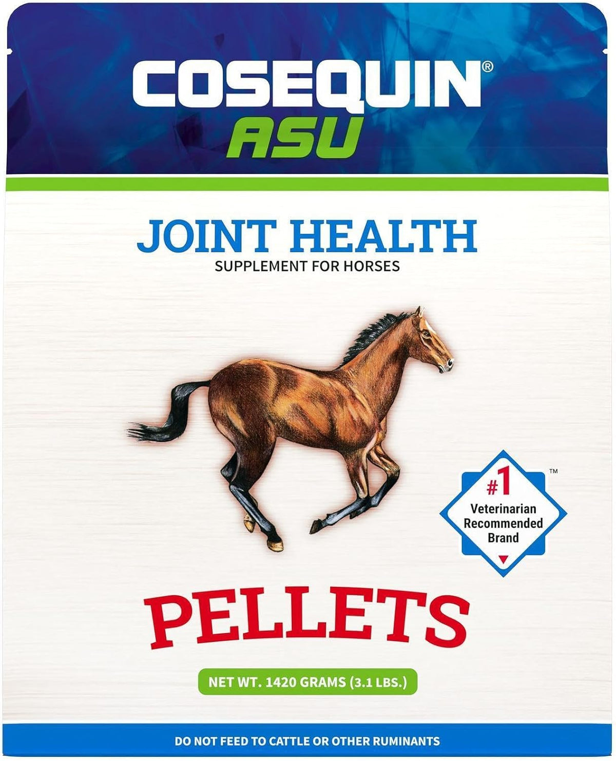 nutramax cosequin asu horse joint supplement + glucosamine, main product view