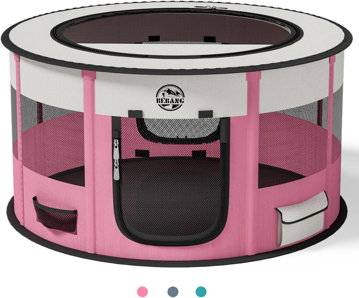dog playpen for puppies and cats: foldable pet, main product view