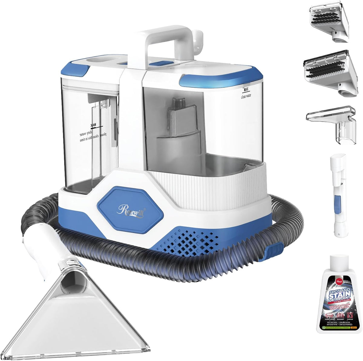 rosewill multi-purpose portable carpet and upholstery cleaner, powerful, main product view