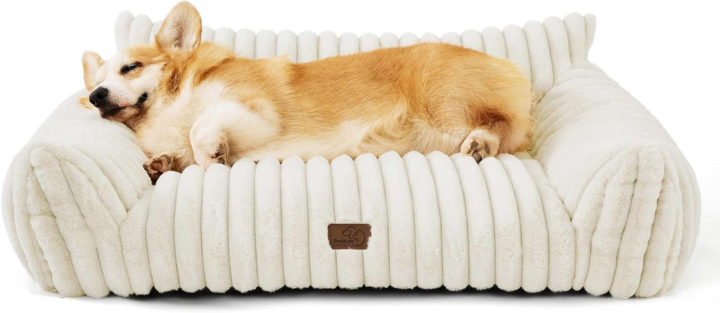 bedsure comfyfleece® shown on tv cute dog couch, main product view