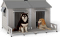 petscosset 59.4" l large dog house outdoor &, main product view