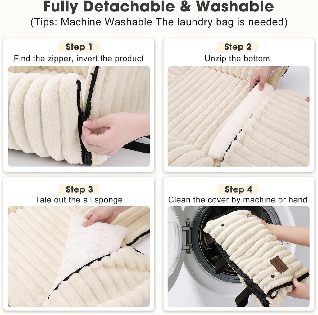 mixjoy 6-in-1 dog car seat for small/medium dogs, front angle view