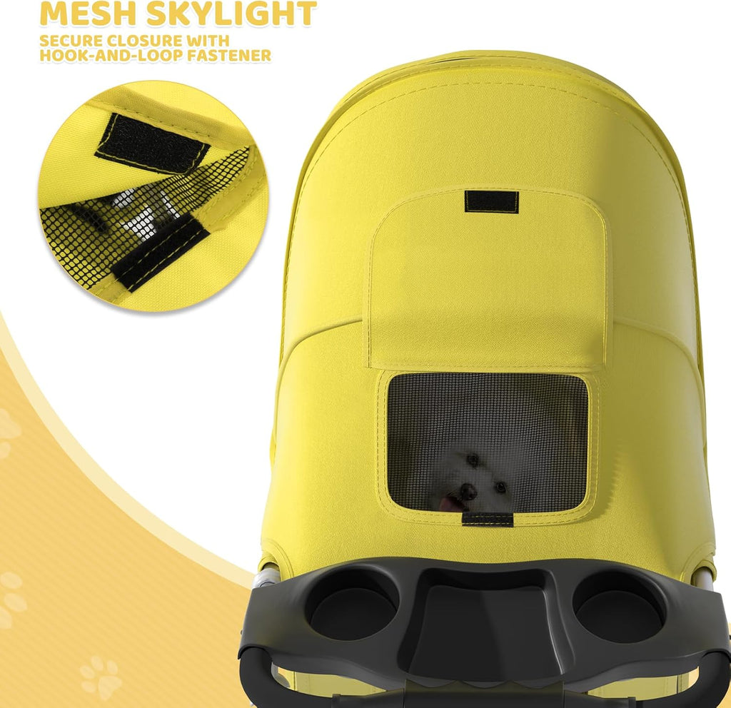 magshion 3-wheel pet stroller for small/medium dogs &, view 10