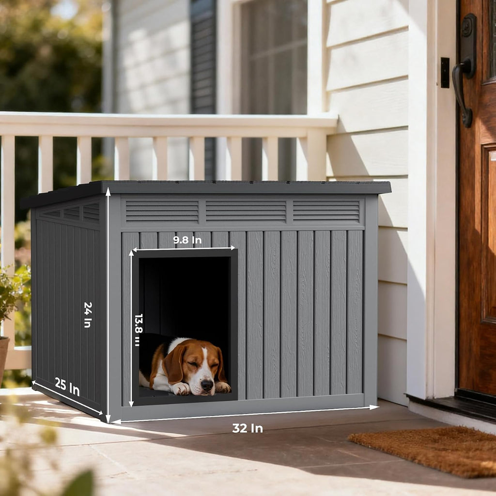 dog house indoor outdoor, waterproof dog house for showing dimensions