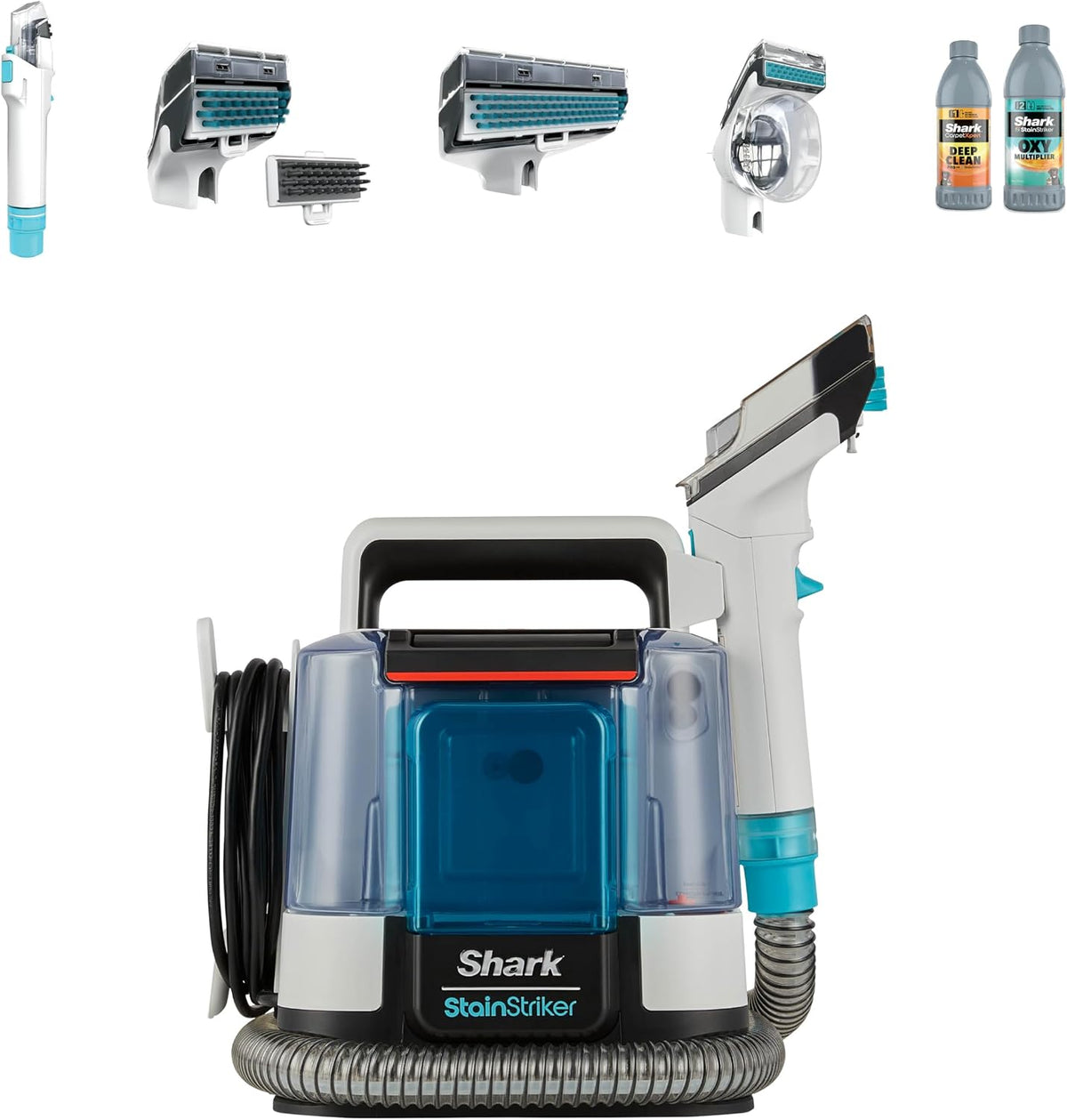shark px200 stainstriker portable carpet & upholstery cleaner, close-up detail