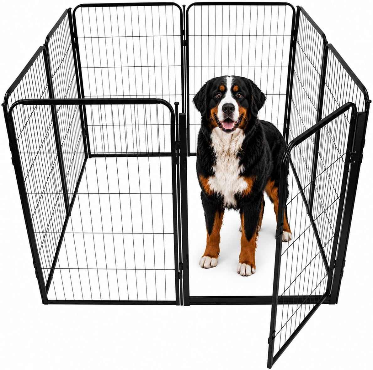 outdoor dog playpen - 40 inch, 8 panels, main product view