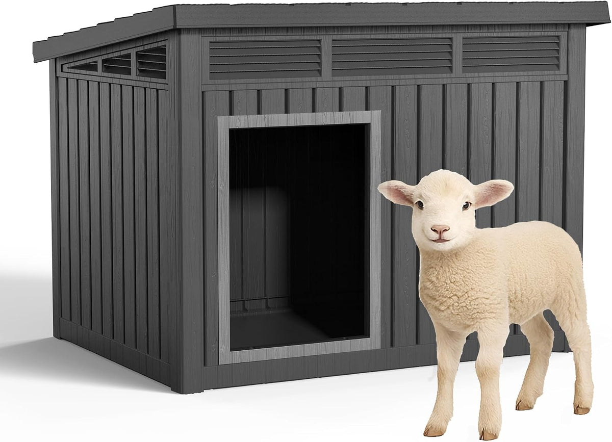 drato outdoor dog and goat house - resin, main product view