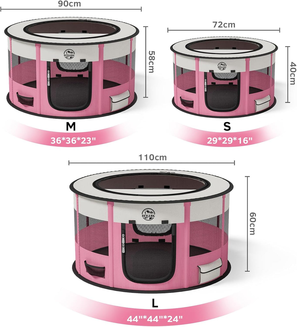 dog playpen for puppies and cats: foldable pet shown in use
