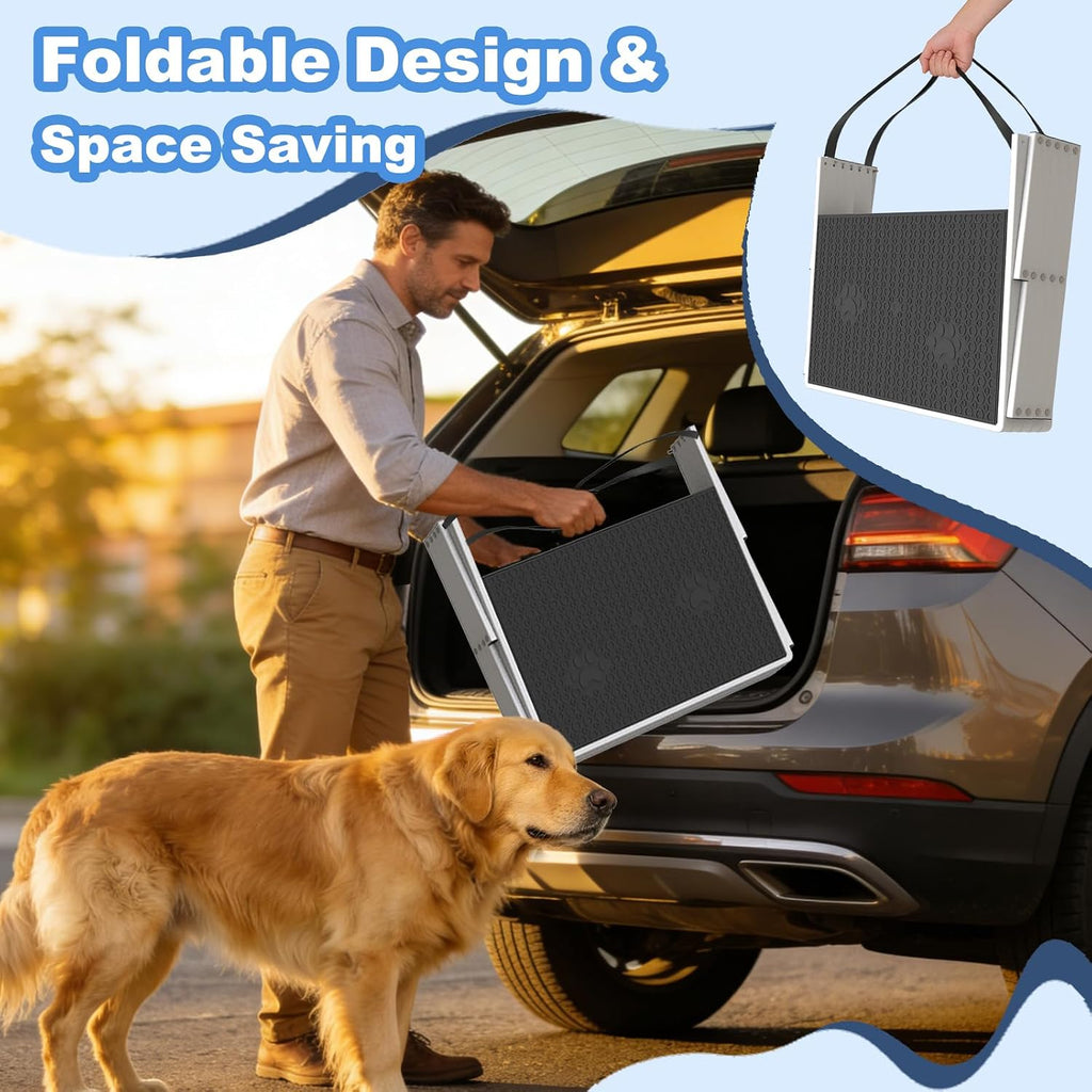 dog steps for car & suv – 5-step, package contents