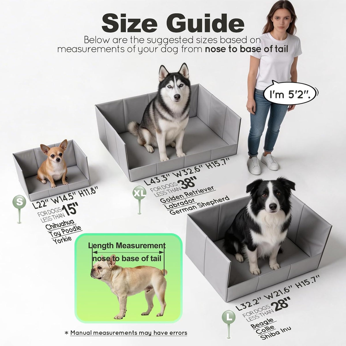 hq4us 4legs dog litter box pee pad holder, close-up detail