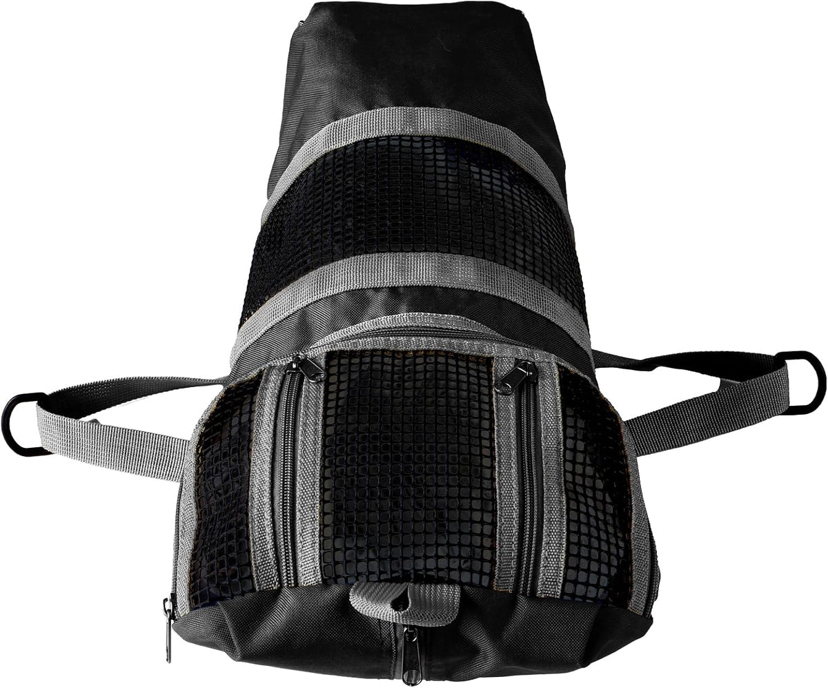 cinf cat nail clipping cleaning grooming restraint bag, close-up detail