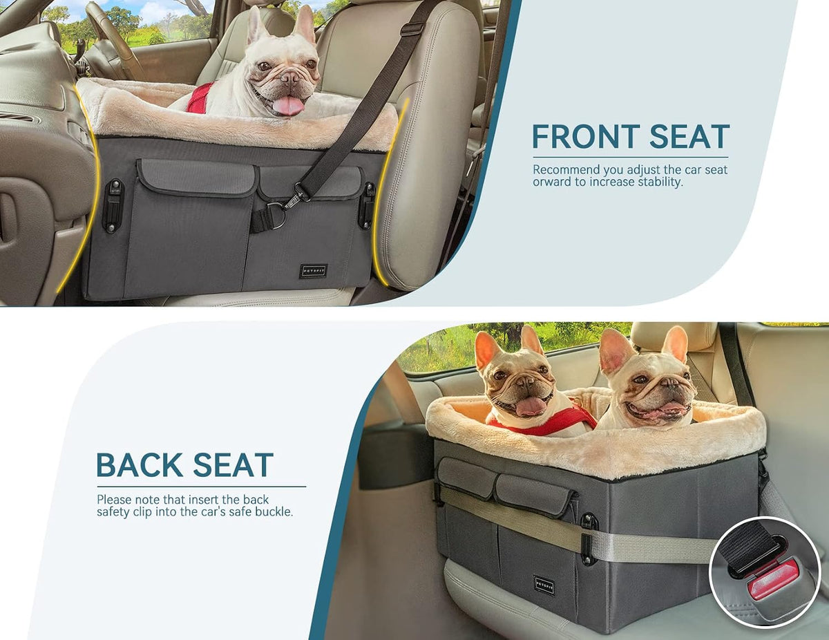 petsfit dog car seat for medium dogs or shown in use