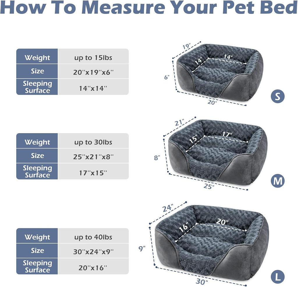 invenho large dog bed for large medium small shown in use