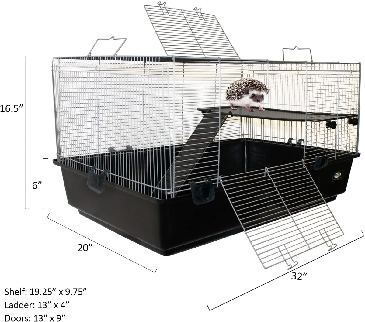 zanzibar cage - durable spacious pet habitat shown in use