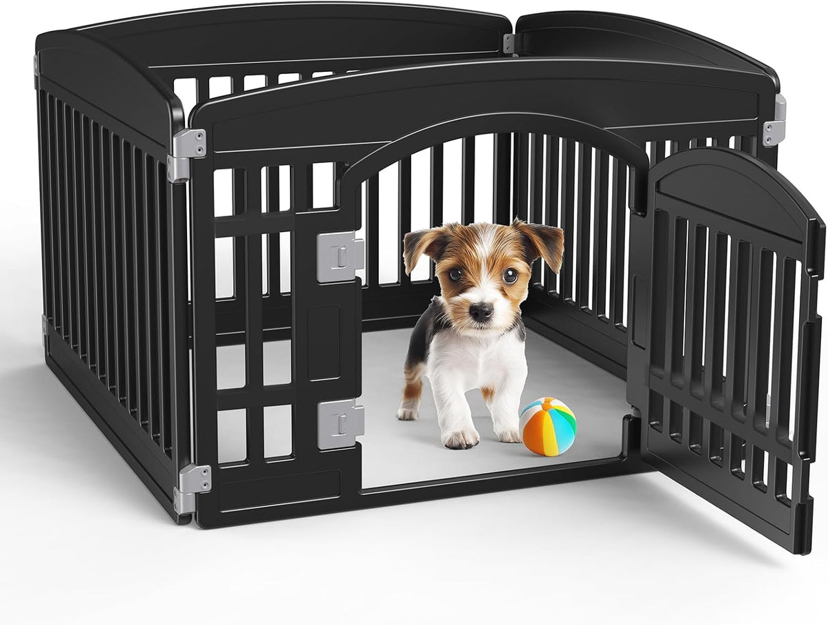 dog playpen 4-panel, 24in puppy playpen, stable dog, main product view