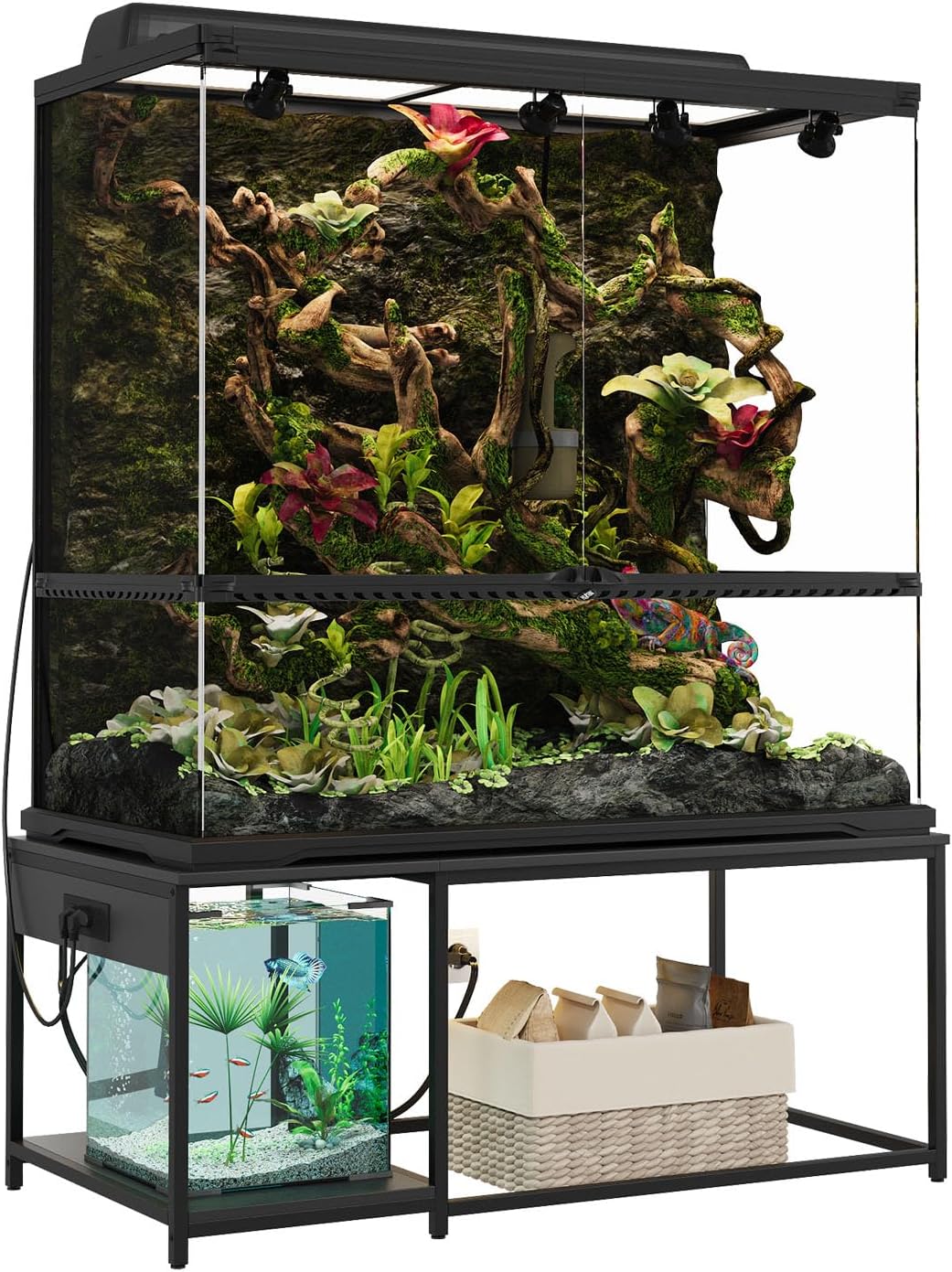 120 gallon reptile tank stand – 48"x24" terrarium, main product view