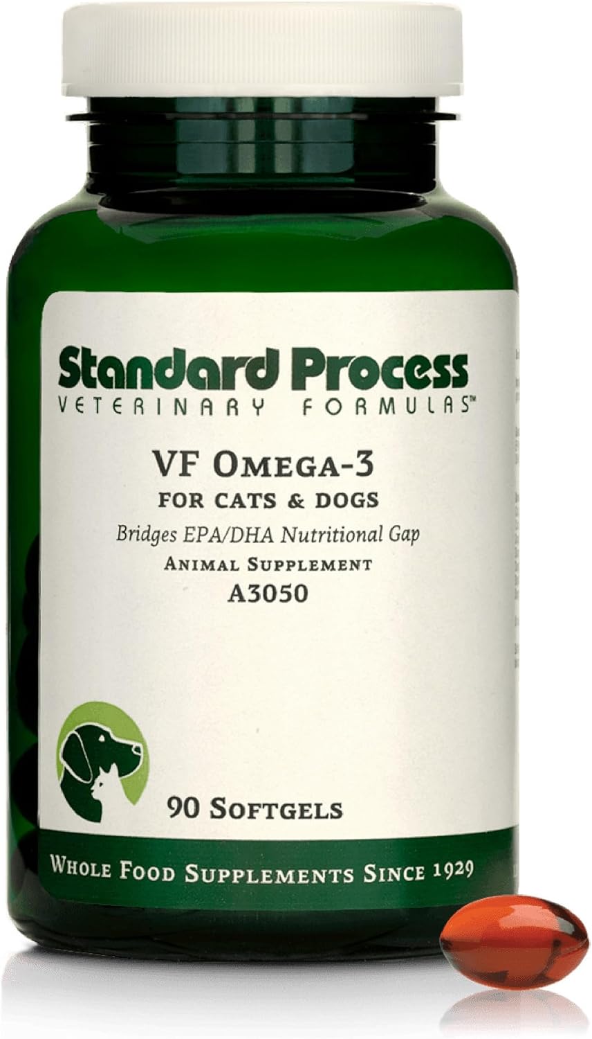 standard process vf omega-3 for pets, 90 softgels, main product view