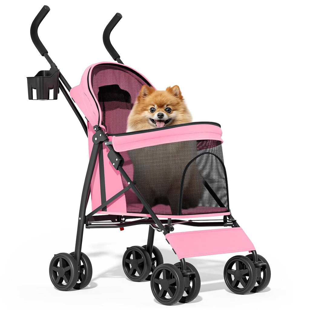 monibloom pet stroller for small/medium dogs and cats, main product view