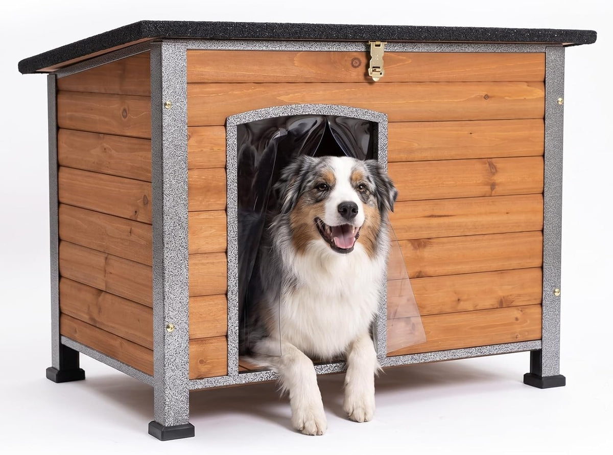 suumerpety indoor outdoor dog house,anti-chewing iron frame dog, main product view