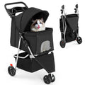newbulig foldable 3 wheel pet stroller for medium, main product view