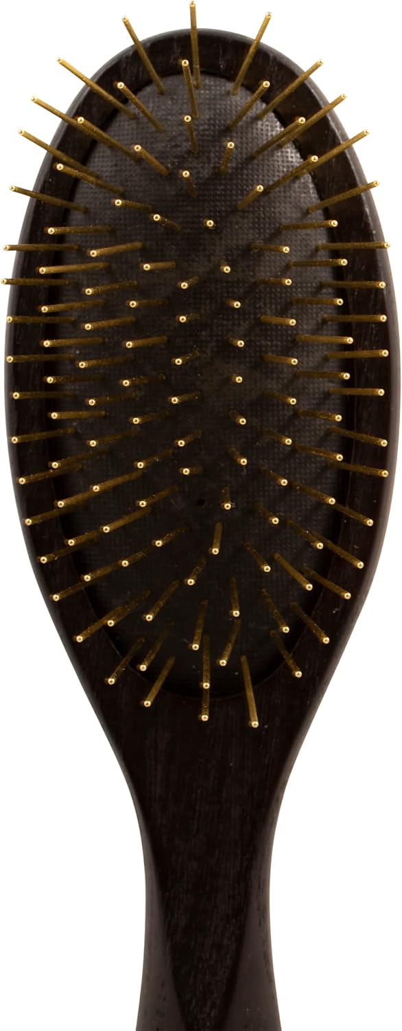 chris christensen 20 mm pocket oval pin dog, close-up detail