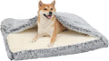 dog bed with cover cave, orthopedic dog bed, main product view