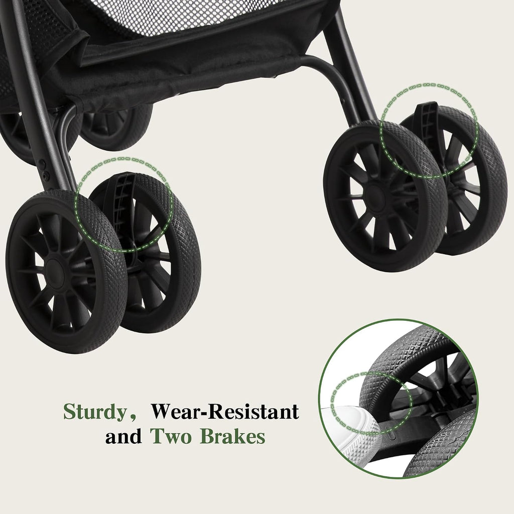 mila&louis dog stroller, 22" pet cradle for small, side view