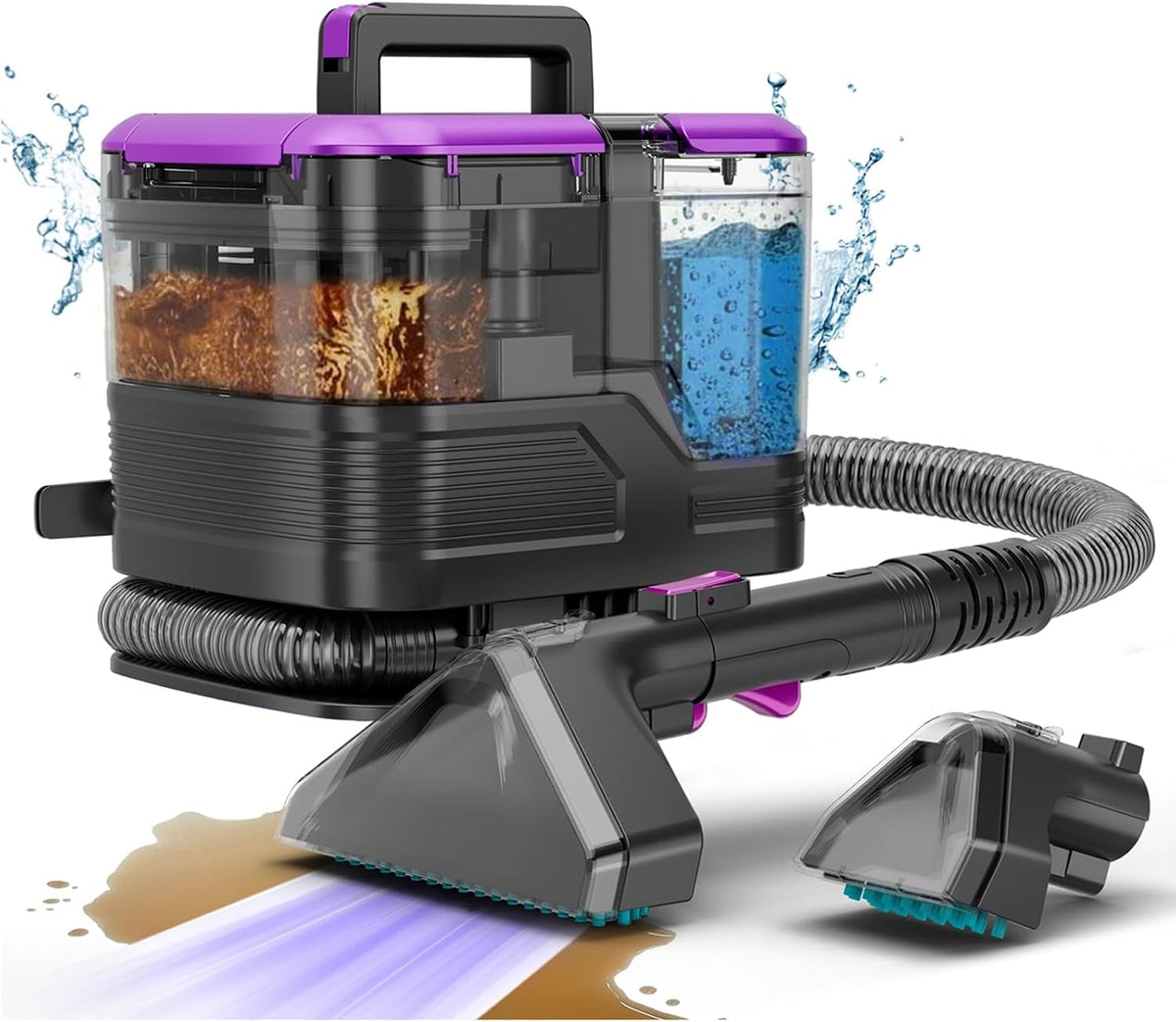 portable carpet cleaner & upholstery cleaner machine, main product view