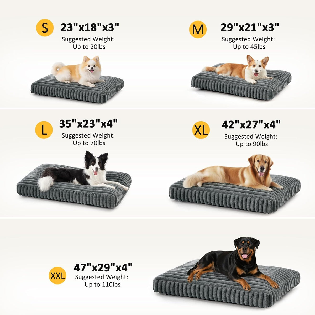 xl dog bed, flat pet beds with removable showing dimensions