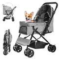 pet stroller with reversible handle for dogs, up, main product view