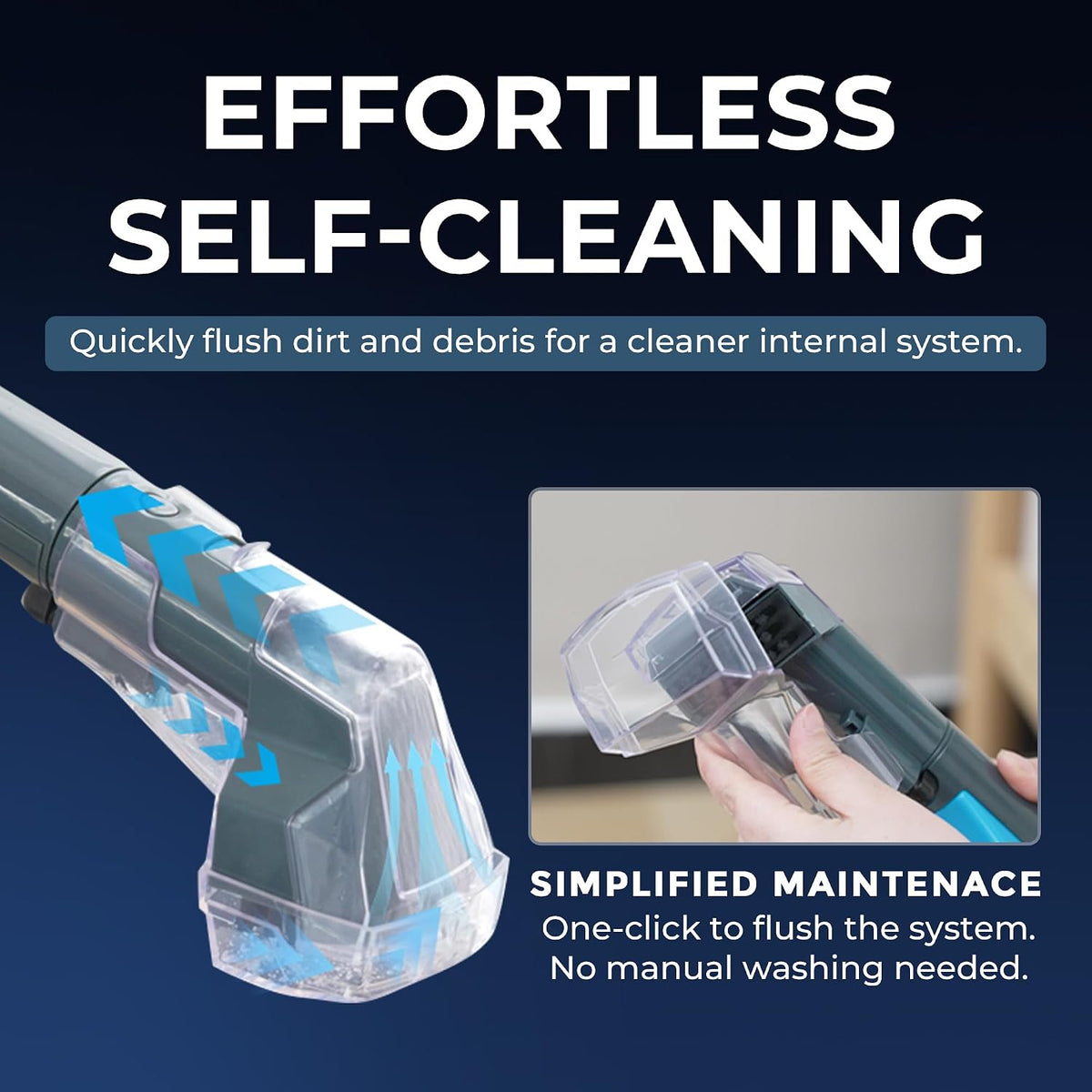 hausmeister hydroflex pro portable carpet cleaner and pet showing dimensions