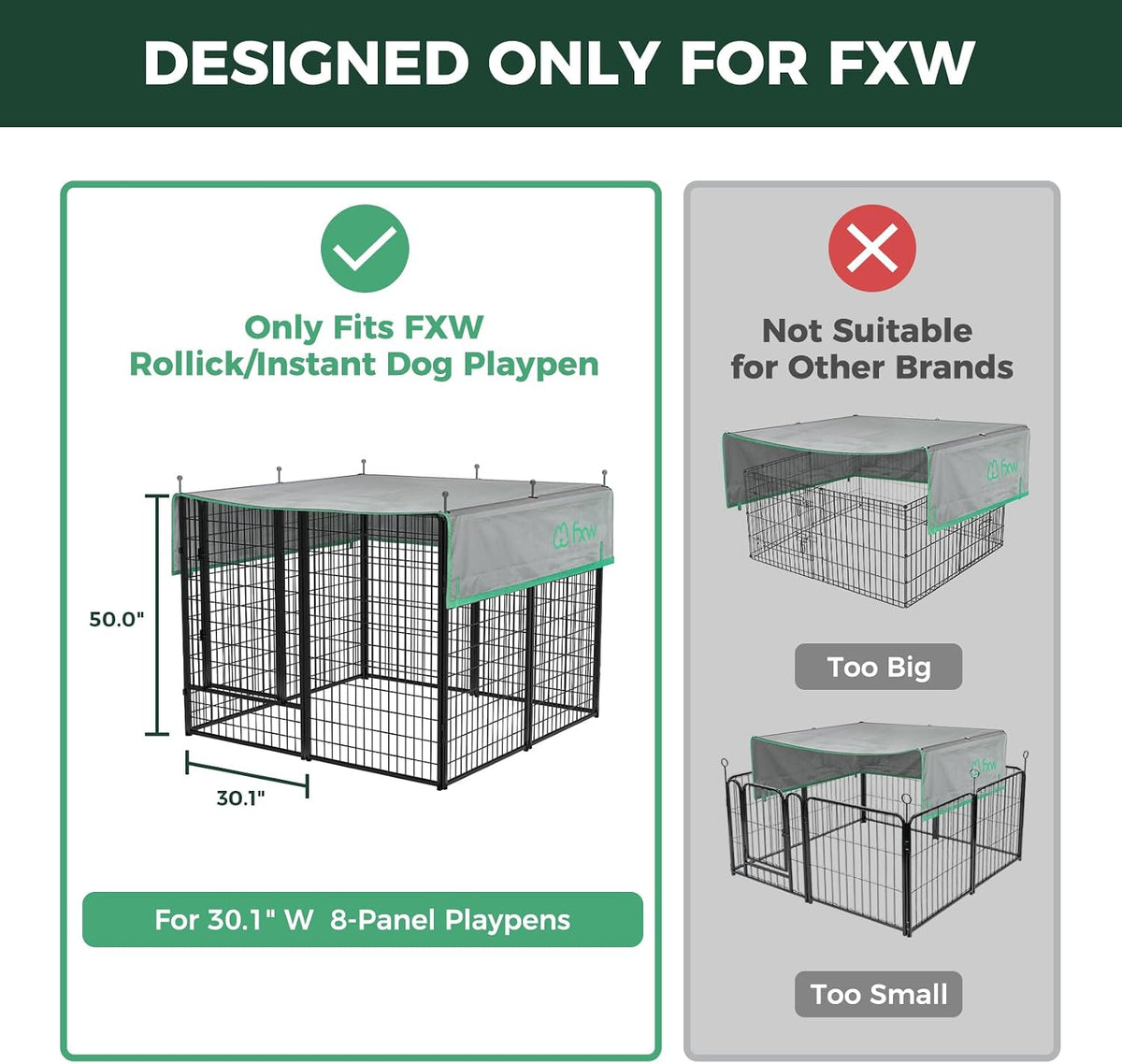 fxw sun shade for rollick & instant dog shown in use