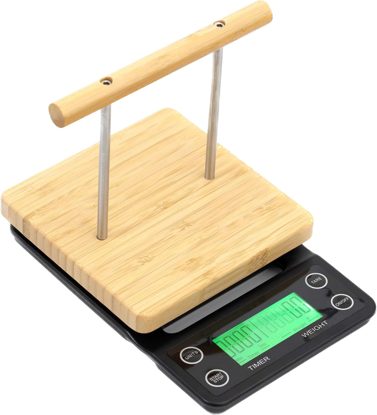 neouza bird scale with perch for small & showing dimensions