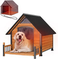 outdoor heated dog house with all-around insulated liner, main product view