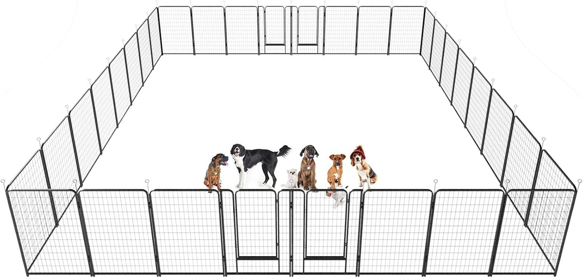 kfvigoho dog playpen outdoor extra wide 32 panels, main product view