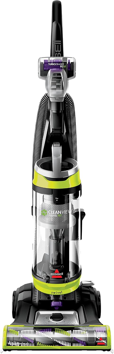 bissell cleanview swivel pet upright vacuum, swivel steering, main product view