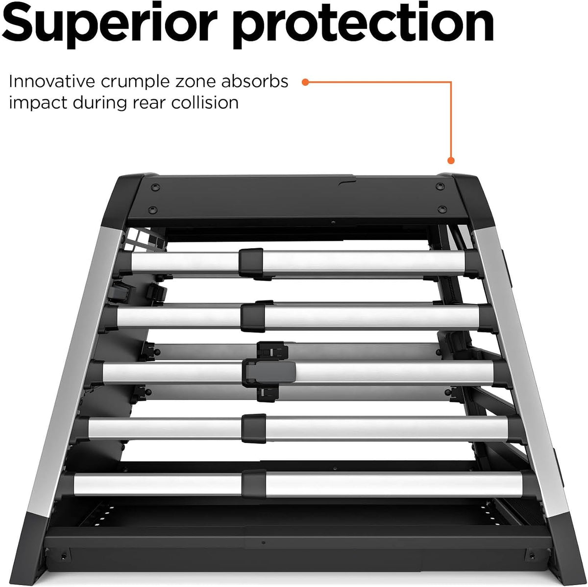 thule allax dog crate l, side view